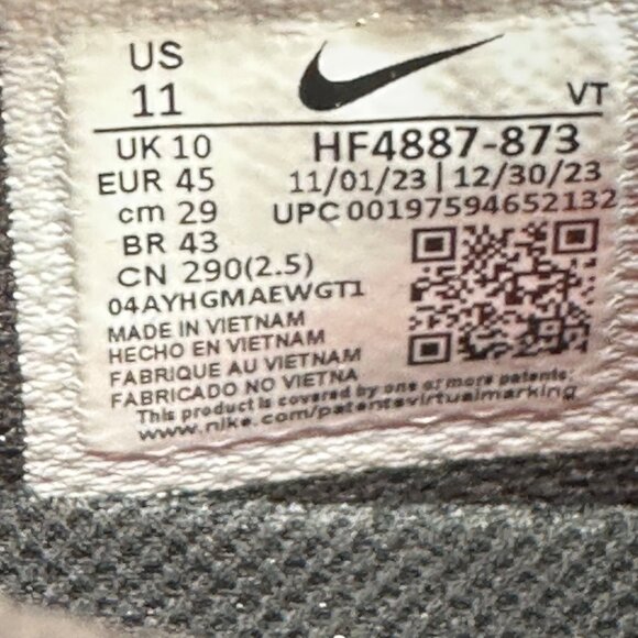 Men's Nike Air Max 2013 Shoes "Sunset" Black Resin HF4887-873 Size 11 - Picture 11 of 12